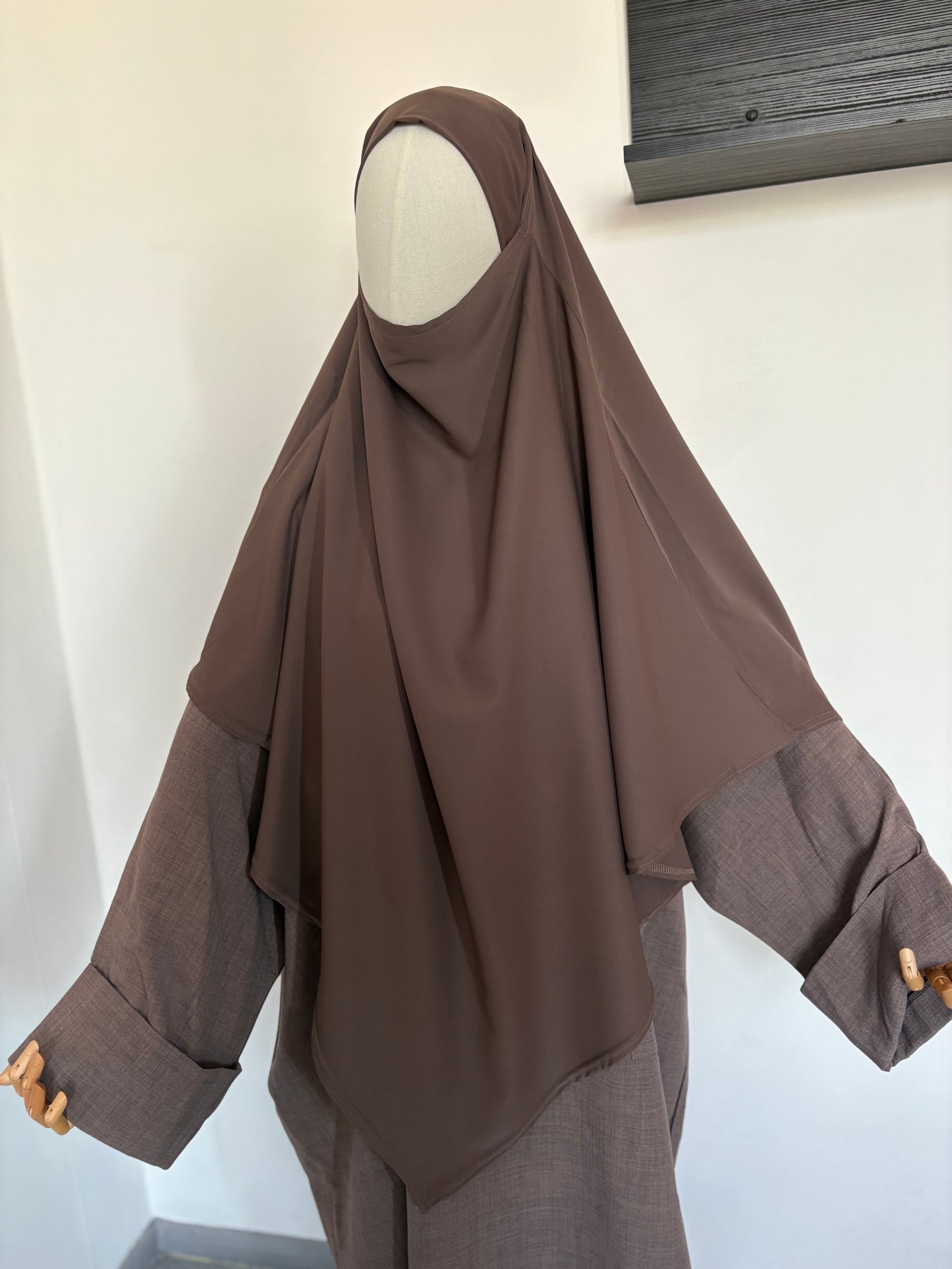 Maxi khimar marron