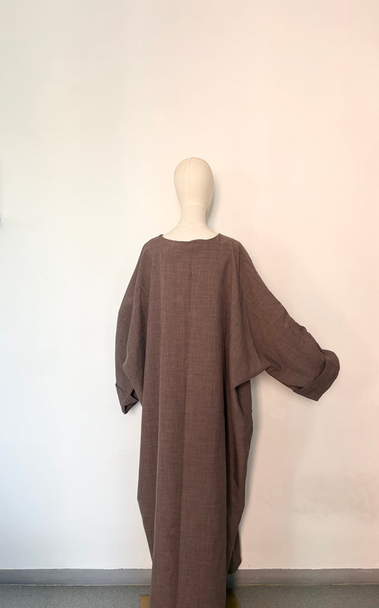 Abaya Moona marron